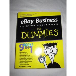 Ebay Business All-in-one Desk Reference for Dummies 9‎ books in 1 Marsha Collier